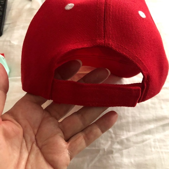 Mens women’s unisex baseball cap hat red reads I’M THE BOSS NEW - Picture 5 of 6
